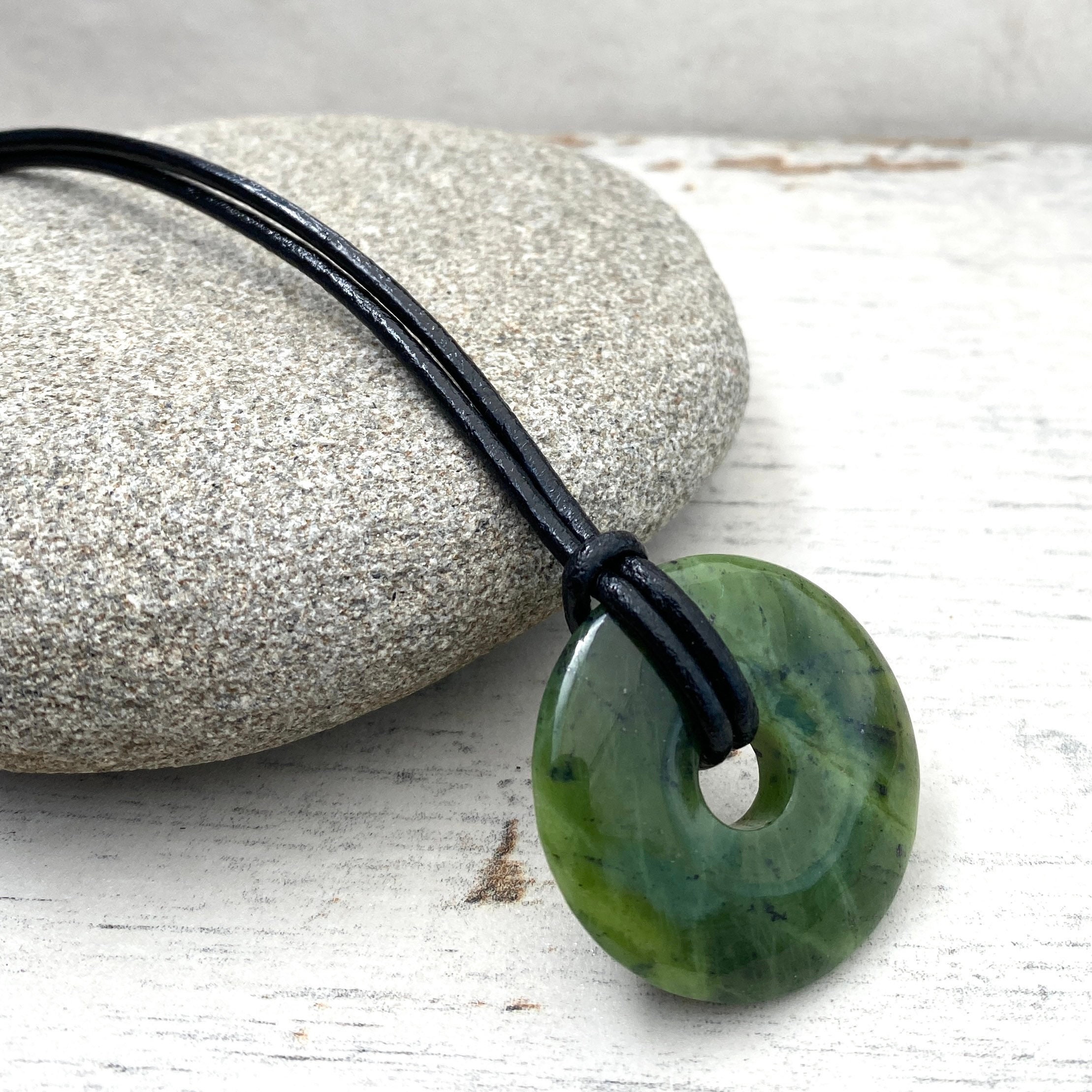 Zodiac Necklace for Libra Man A Quality Nephrite Jade Necklaces
