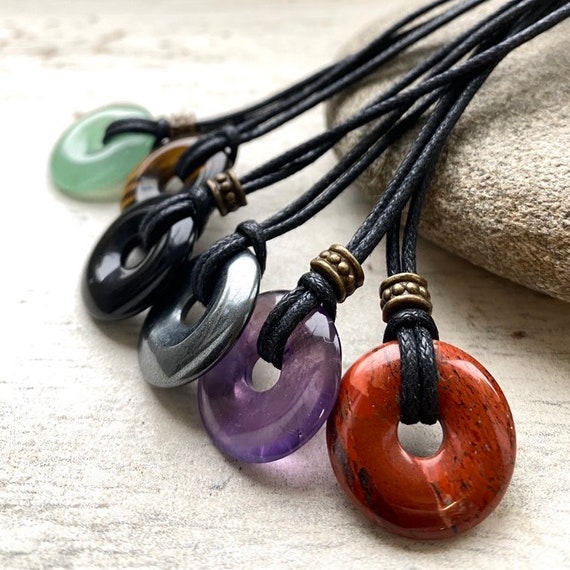 Gemstone Crystal Holder/ Case Necklace Without Stone - Spiral Circle