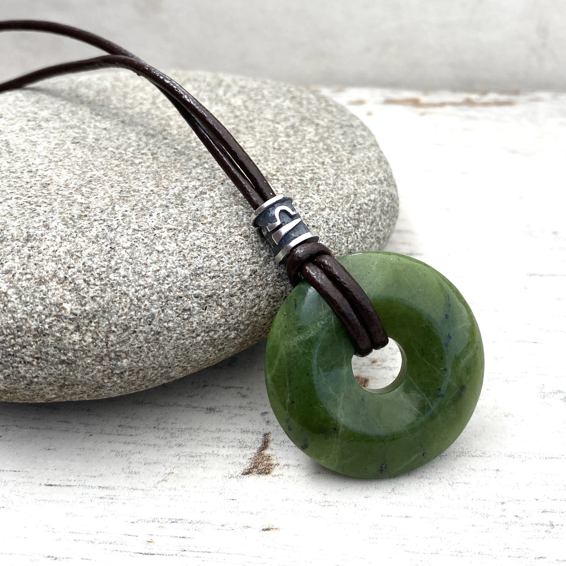 Mens Jade Beads Necklace, Black Sandalwood Beads, Canadian Nephrite Ja –  Jennifer Jade Shop