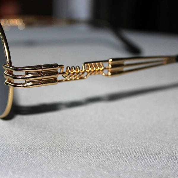 Sunglasses desing Jean Paul Gaultier Sonnenbrille Vintage Gold