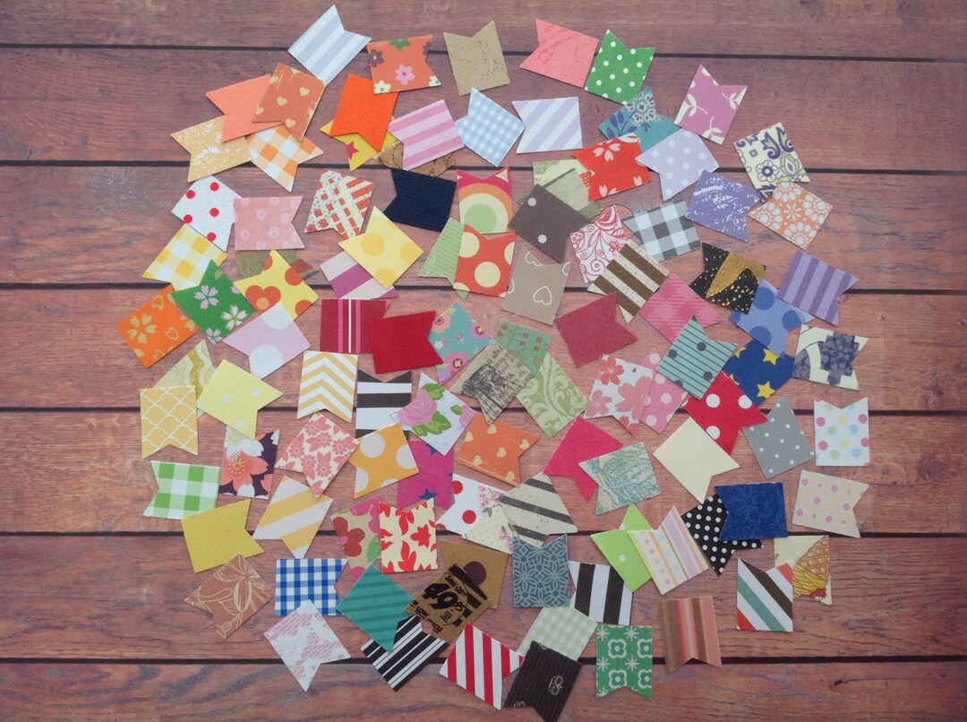 Paper banner die cuts40 banner die cuts table confetti Etsy Polska