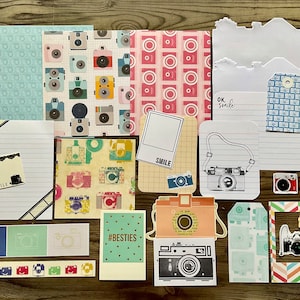 Junk Journal Kit,Mini Kit,Inspiration Kit,DIY Kit, Kamera Ephemera,Geschenkverpackung, Fotografie Ephemera, Scrapbooking Kit, Kartenherstellung Kit