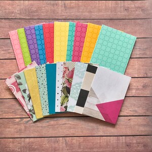 Mini gift card pack and envelopes, assorted blank cards, gift cards,set of 10 cards, mini card set, cards with coloured envelope