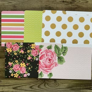 Fatto a mano, cartelle di file Mini, scrapbooking, organizzatore di effimeri, accessori di pianificazione, cartelle di file, bellissime cartelle di file, cartelle di file fatte a mano