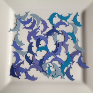 40 Delfin Konfetti, Delfin Konfetti, Meer Konfetti, Delfin Konfetti, Meeres Thema Konfetti, gemischte Konfetti