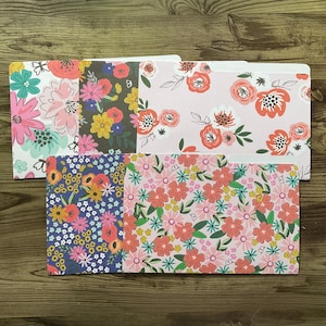 Handmade, Mini file folders,scrapbooking,ephemera organizer, planner accessories, file folders,beautiful file folders, handmade file folders