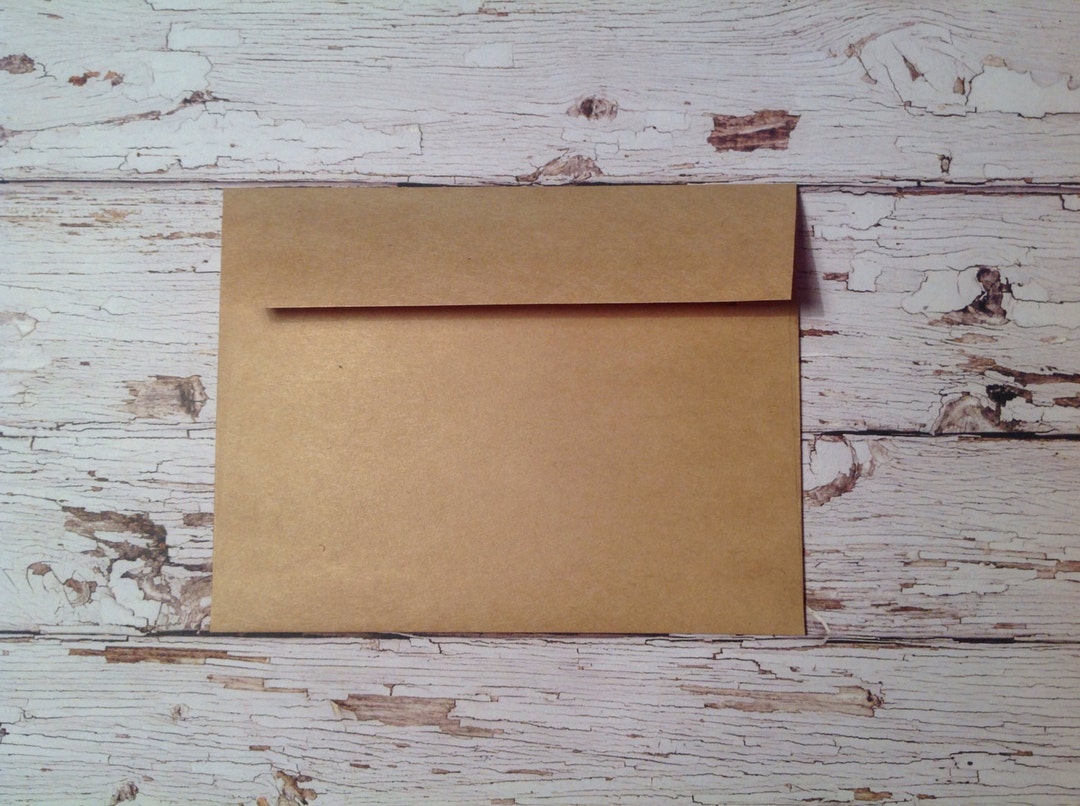10 Small Kraft Paper Envelopes USPS Mailable Size Envelopes Etsy