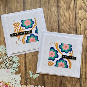Tarjetas en blanco, tarjetas hechas a mano, tarjetas de mejores deseos, tarjetas para ti, tarjetas hechas en casa, tarjetas de felicitación, tarjetas en blanco, tarjetas para cualquier ocasión, tarjetas