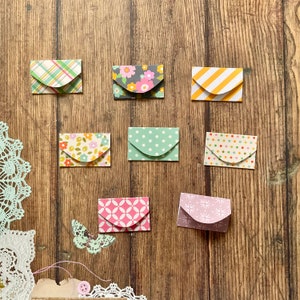8 Tiny cards, mini envelope writing set, fairy notes, tiny stationery, stationary