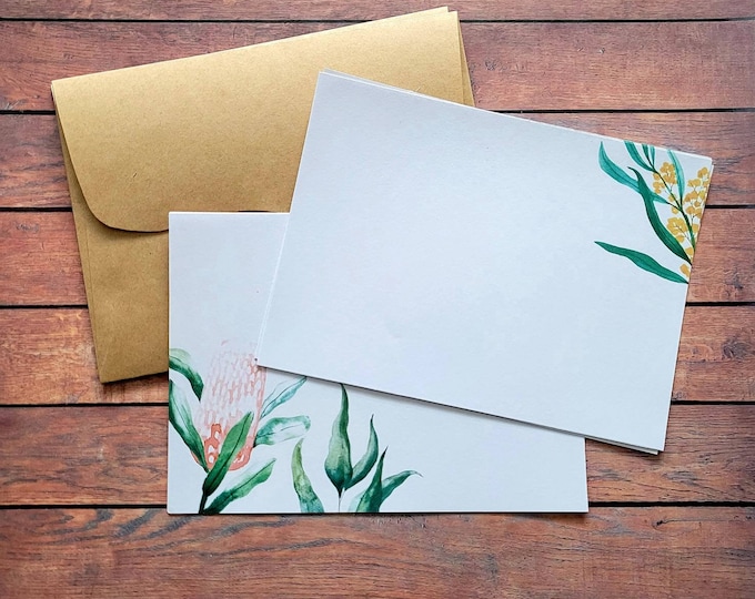 Writing Set Stationery Set Rustic Writing Set Stationary - Etsy