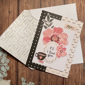 Blank cards, love cards, birthday card, blank handmade card, anniversary cards, with love card, greeting cards, homemade cards