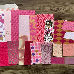 Pink Scrapbook Paper Pack: 20 Assorted Specialty Papers