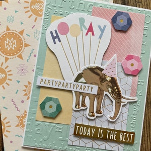 Handmade birthday card, kawaii birthday card, handmade card, homemade card