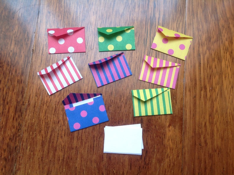 Tiny Cards Mini Cards and Envelope Set Fairy Notes Tiny Etsy Australia