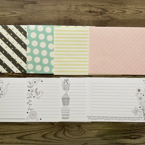 Snail mail, writing set, stationery set, stationary set, handmade  envelopes with assorted index cards