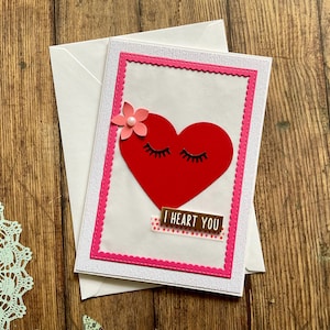 Blank cards,love cards, handmade card, anniversary cards, blank handmade card, I heart you card, greeting cards, homemade cards,