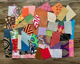 50 Small Scrapbook Papers: Assorted Textures, Patterns - Variety Pack