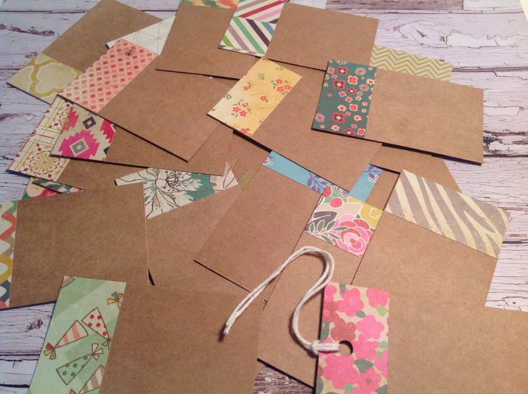 Kraft Cardstock Tags Handmade Kraft Tags Crate Paper Tags Etsy