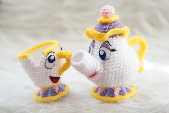 bella y bestia amigurumi