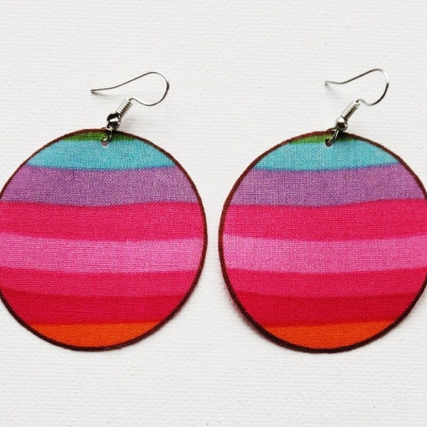 Fabric Earrings Etsy