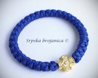 Brojanica "dark blue" Gebetskranz Komboskini 007-z