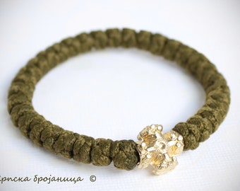 Brojanica "olive" Prayer rope komboskini -007