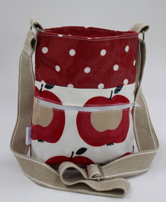 Oilcloth cross body bag deals