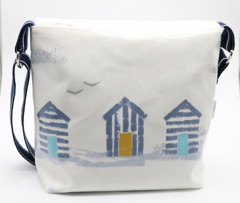 Oilcloth Messenger Bag. Vegan Bag. Waterproof Bag. Handmade. Etsy UK