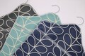 Oilcloth rainproof peg bag, Peg bag, peg storage, oilcloth peg bag, peg storage, clothes peg holder, clothes pin bag. Leaf design.