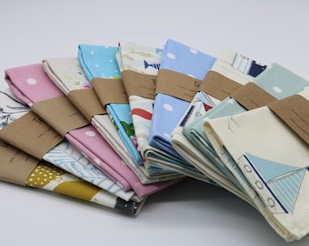Handmade cotton tea towel, choose from a selection of designs