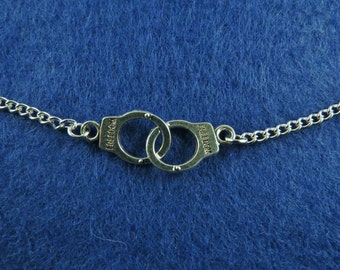 Sherlock unisex handcuffs chain anklet / bracelet / necklace
