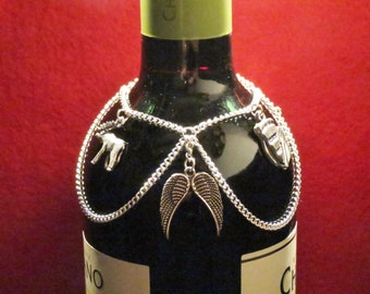 Supernatural wine bottle charm
