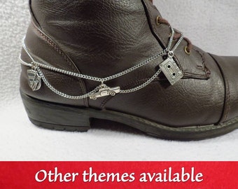 Supernatural boot bracelet with the theme of your choice.