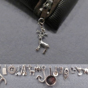 Hannibal zip pull / key ring attachment / pet collar / planner charm