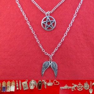 Supernatural two layered necklace with the charms of your choice