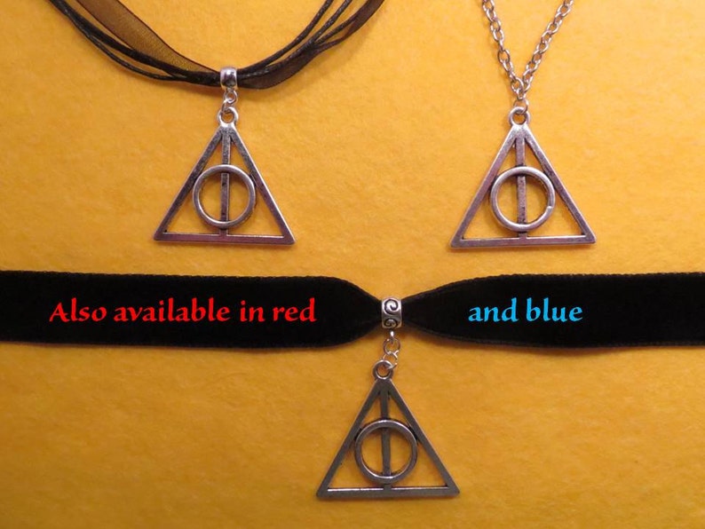 Wizard triangle necklace. image 1