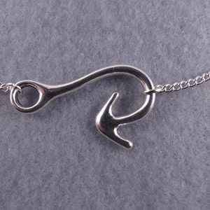 Hannibal unisex fish hook chain anklet / bracelet / necklace