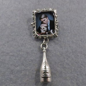 Hannibal picture with charm pin brooch/lapel pin