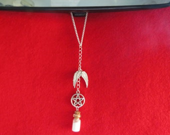 Supernatural car mirror charm