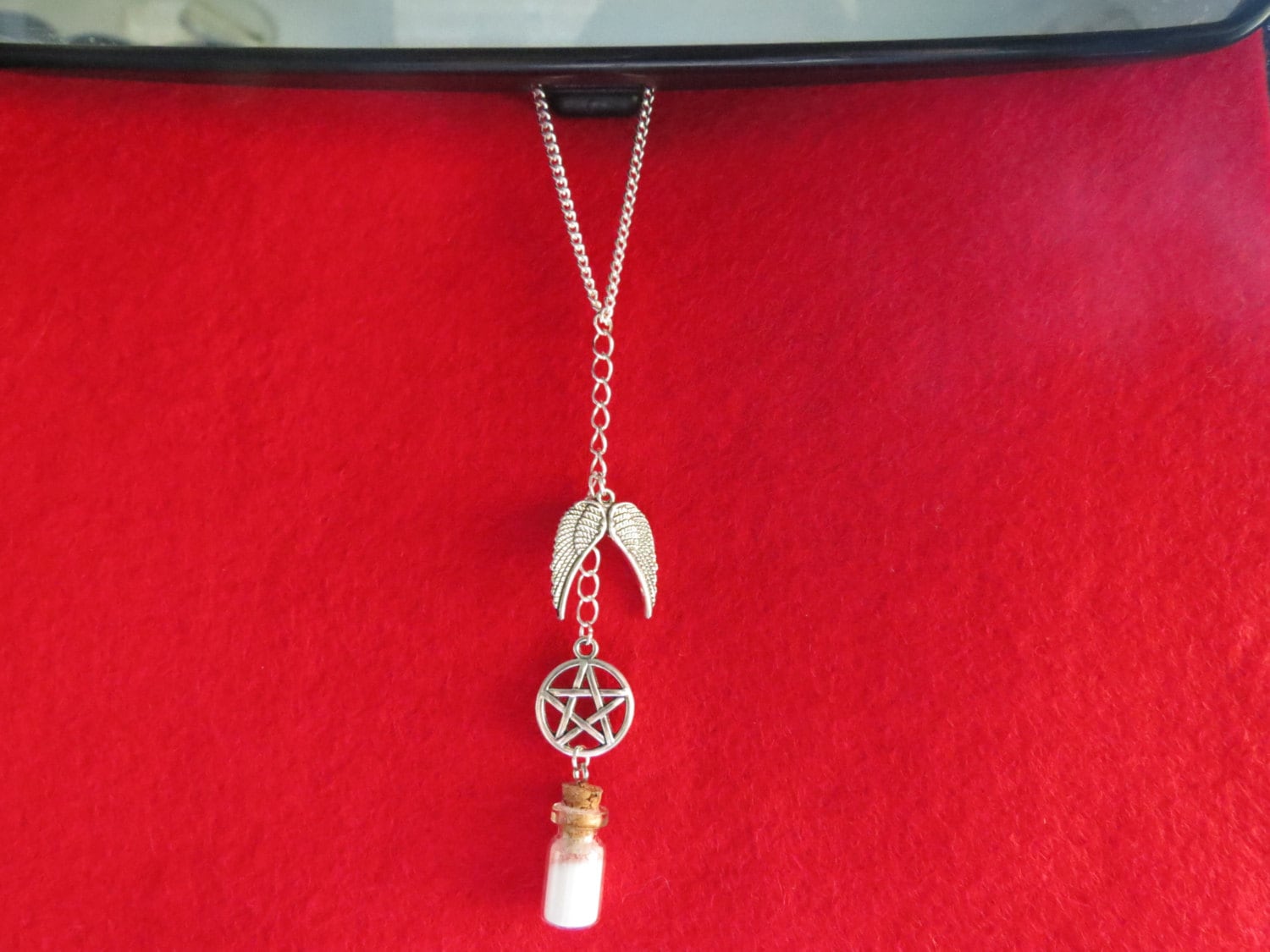 Supernatural car mirror charm | Etsy