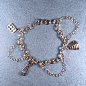 Backen Themen Charm und Kettenarmband