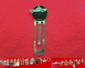Supernatural  clip bookmark with the charm and disc colour of your choice.