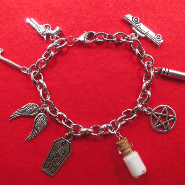 Supernatural Charm Bracelet Etsy