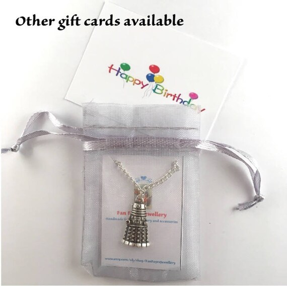 Gift presentation 1  - Small silver organza bag with gift card of your choice
