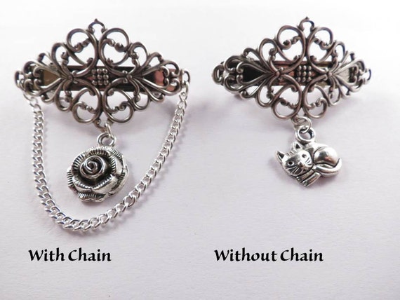 Anillos Bolsa Alicia en el país de las maravillas Seguridad Pin broche encanto Kit Bronze Charms