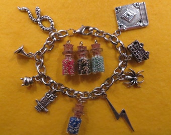 Wizard charm bracelet