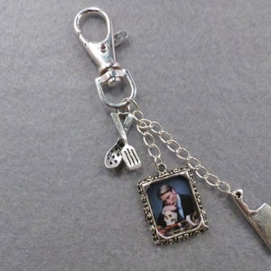 Hannibal picture bag charm image 1