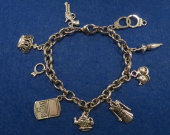 Sherlock Charm Bracelet | Etsy