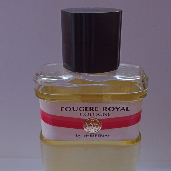 Vintage Fougere Royal Cologne  jean Menounos Hesperia Splash 100 ml  made in Greece