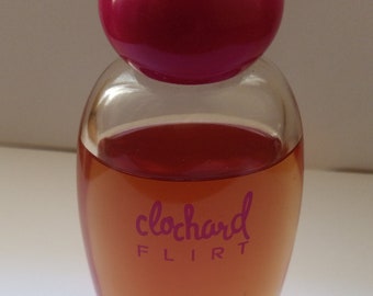 Vintage Clochard flirt  Eau de toilette womans perfume Splash  bottle type 50 ml used